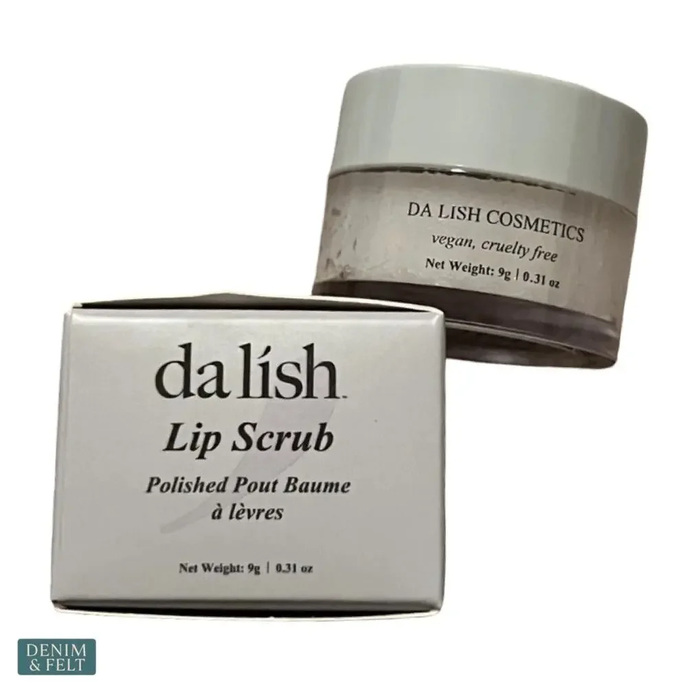 NEW Dalish Cosmetics Lip Scrub Sugar‎ Exfoliating Clean Vegan Lip Polish 9g